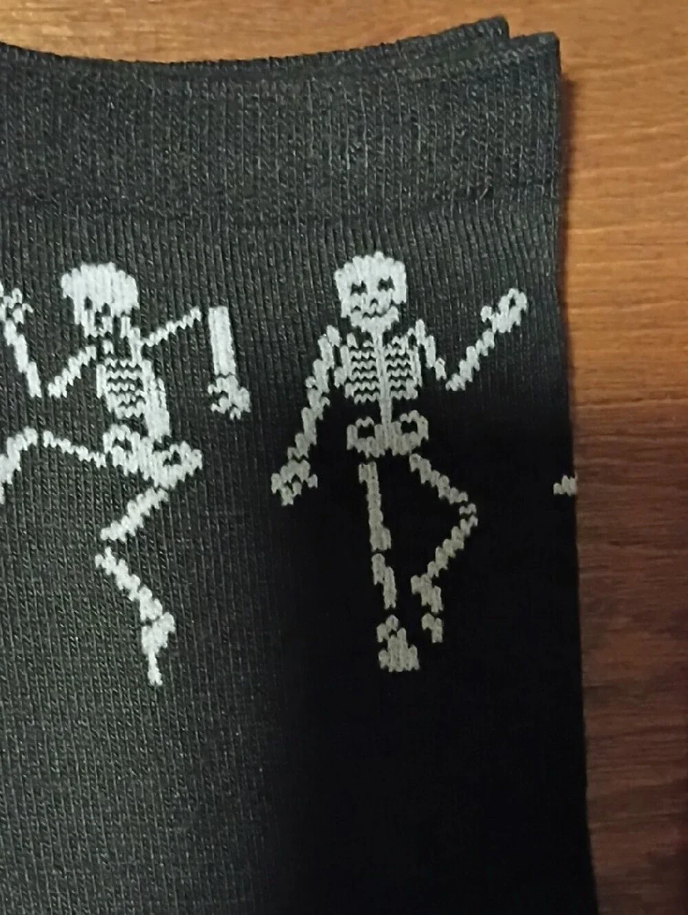Halloween Socks and Scrunchie Set - Orange & Black Spiderweb and Skeleton